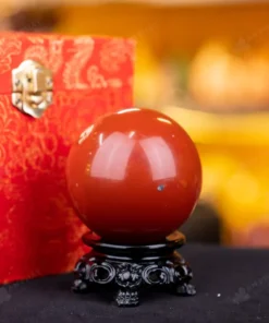 Quả Cầu Ngọc Bích Đỏ - 0,42kg - M2734042