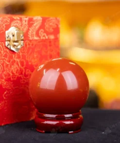 Quả Cầu Ngọc Bích Đỏ - 0,42kg - M2734042