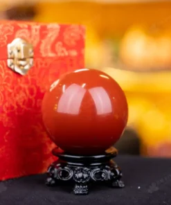 Quả Cầu Ngọc Bích Đỏ - 0,42kg - M2734042