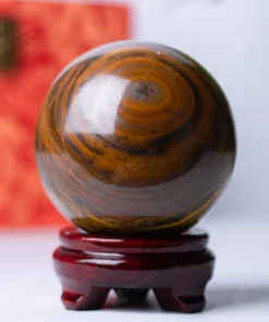 Quả Cầu Phong Thủy Đá Mắt Hổ - 1,31kg - M0390131