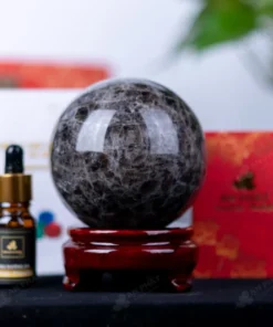 Quả Cầu Phong Thủy Đá Thạch Anh Đen - 0,94kg - M2602094