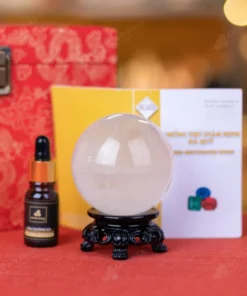 Quả Cầu Phong Thủy Đá Thạch Anh Trắng - 0,52Kg - M2824052