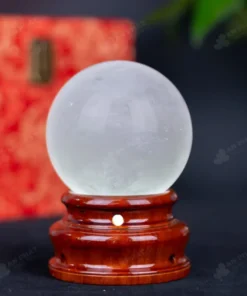 Quả Cầu Phong Thủy Đá Thạch Anh Trắng - 0,78Kg - M0606078