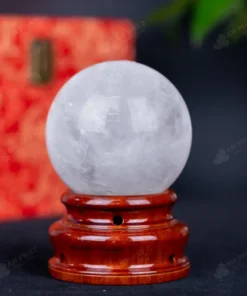 Quả Cầu Phong Thủy Đá Thạch Anh Trắng - 0,78Kg - M0606078