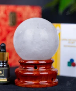 Quả Cầu Phong Thủy Đá Thạch Anh Trắng - 0,921Kg - M06060921
