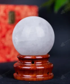 Quả Cầu Phong Thủy Đá Thạch Anh Trắng - 0,921Kg - M06060921