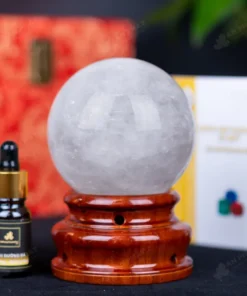 Quả Cầu Phong Thủy Đá Thạch Anh Trắng - 0,922Kg - M06060922