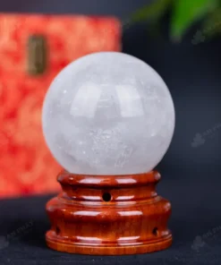 Quả Cầu Phong Thủy Đá Thạch Anh Trắng - 0,922Kg - M06060922