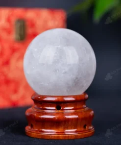 Quả Cầu Phong Thủy Đá Thạch Anh Trắng - 0,922Kg - M06060922