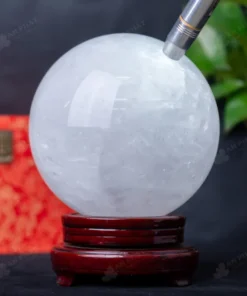 Quả Cầu Phong Thủy Đá Thạch Anh Trắng - 7,55Kg - M0606755