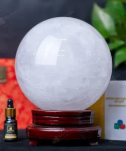 Quả Cầu Phong Thủy Đá Thạch Anh Trắng - 7,55Kg - M0606755