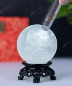 Quả Cầu Phong Thủy Đá Thạch Anh Trắng - 1,38Kg - M2607138