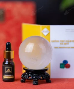 Quả Cầu Phong Thủy Đá Thạch Anh Trắng - 0,45Kg - M2824045