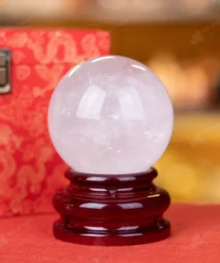 Quả Cầu Phong Thủy Đá Thạch Anh Trắng - 1,24Kg - M2824124