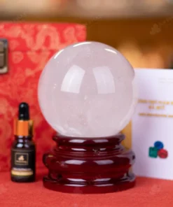 Quả Cầu Phong Thủy Đá Thạch Anh Trắng - 1,32Kg - M2824132