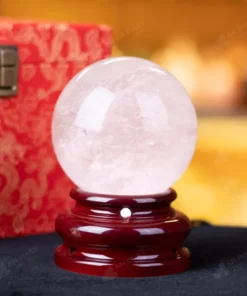 Quả Cầu Phong Thủy Đá Thạch Anh Trắng - 1,32Kg - M2824132