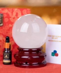 Quả Cầu Phong Thủy Đá Thạch Anh Trắng - 1,38Kg - M2824138