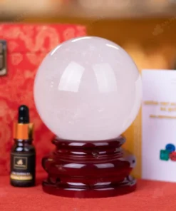 Quả Cầu Phong Thủy Đá Thạch Anh Trắng - 1,55Kg - M2824155