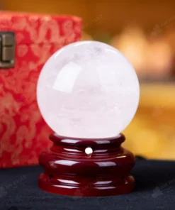 Quả Cầu Phong Thủy Đá Thạch Anh Trắng - 1,55Kg - M2824155