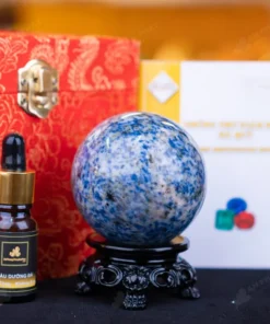 Quả Cầu Sodalite Xanh Nước Biển - 0,38kg - M0555038