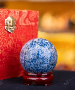 Quả Cầu Sodalite Xanh Nước Biển - 0,38kg - M0555038