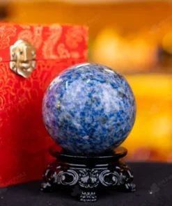 Quả Cầu Sodalite Xanh Nước Biển - 0,47kg - M0555047