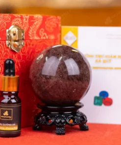 Quả Cầu Thạch Anh Dâu Tây Hồng - 0,45kg - M2817045