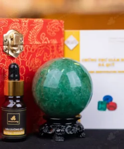 Quả Cầu Thạch Anh Dâu Tây Xanh - 0,38kg - M2817038