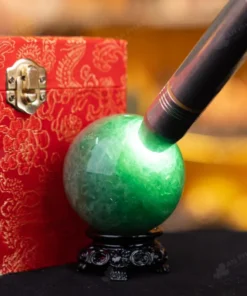 Quả Cầu Thạch Anh Dâu Tây Xanh - 0,38kg - M2817038