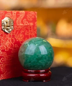 Quả Cầu Thạch Anh Dâu Tây Xanh - 0,38kg - M2817038