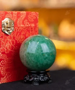Quả Cầu Thạch Anh Dâu Tây Xanh - 0,38kg - M2817038