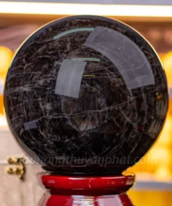 Quả Cầu Phong Thủy Đá Thạch Anh Đen - 9,05kg - 18,5cm - M26028