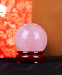 Quả Cầu Phong Thủy Đá Thạch Anh Hồng - 0,29kg - M1479029