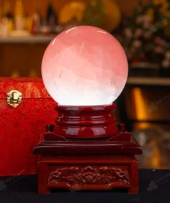 Quả Cầu Phong Thủy Đá Thạch Anh Hồng - 2,7kg - M147927
