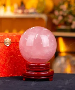 Quả Cầu Phong Thủy Đá Thạch Anh Hồng - 2,7kg - M147927