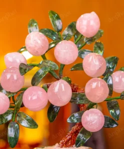 Cây Đào Đá Thạch Anh Hồng 2A 12 Quả 016-0762A-12