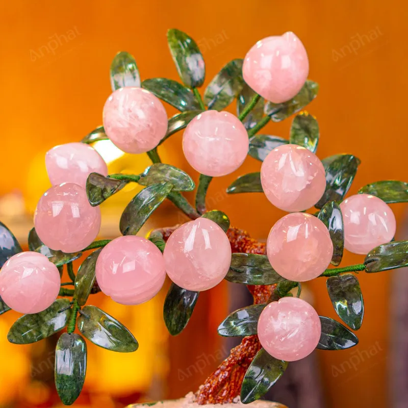 Cây Đào Đá Thạch Anh Hồng 2A 12 Quả 016-0762A-12