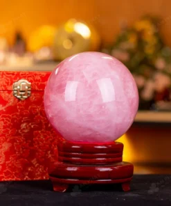 Quả Cầu Phong Thủy Đá Thạch Anh Hồng 5A - 2,74kg - M2381274
