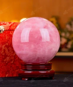 Quả Cầu Phong Thủy Đá Thạch Anh Hồng 5A - 7,37kg - M2381737