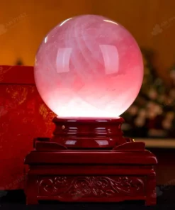 Quả Cầu Phong Thủy Đá Thạch Anh Hồng 5A - 7,37kg - M2381737