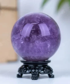 Quả Cầu Đá Thạch Anh Tím 3A - 1,27kg - M0641127