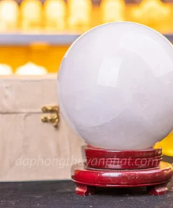 Quả Cầu Phong Thủy Đá Thạch Anh Trắng - 8,3kg - 17cm M060618