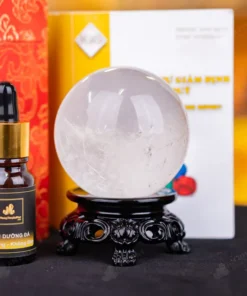 Quả Cầu Phong Thủy Đá Thạch Anh Trắng - 0,32Kg - M2816032