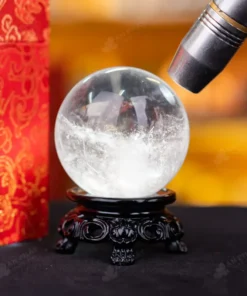 Quả Cầu Phong Thủy Đá Thạch Anh Trắng - 0,32Kg - M2816032