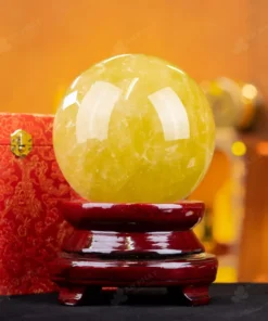 Quả Cầu Phong Thủy Đá Thạch Anh Vàng 1A - 5,58kg - M1977558