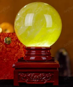 Quả Cầu Phong Thủy Đá Thạch Anh Vàng 1A - 6,92kg - M1977692