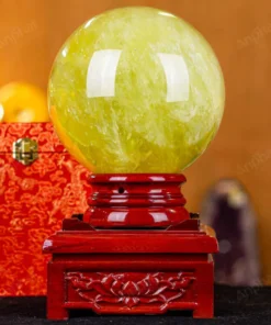 Quả Cầu Phong Thủy Đá Thạch Anh Vàng 1A - 6,92kg - M1977692