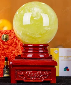 Quả Cầu Phong Thủy Đá Thạch Anh Vàng 1A - 5,84kg - M1977584