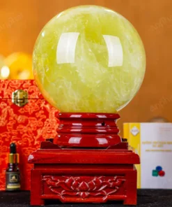 Quả Cầu Phong Thủy Đá Thạch Anh Vàng 1A - 7,02kg - M1977702