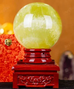 Quả Cầu Phong Thủy Đá Thạch Anh Vàng 1A - 7,02kg - M1977702